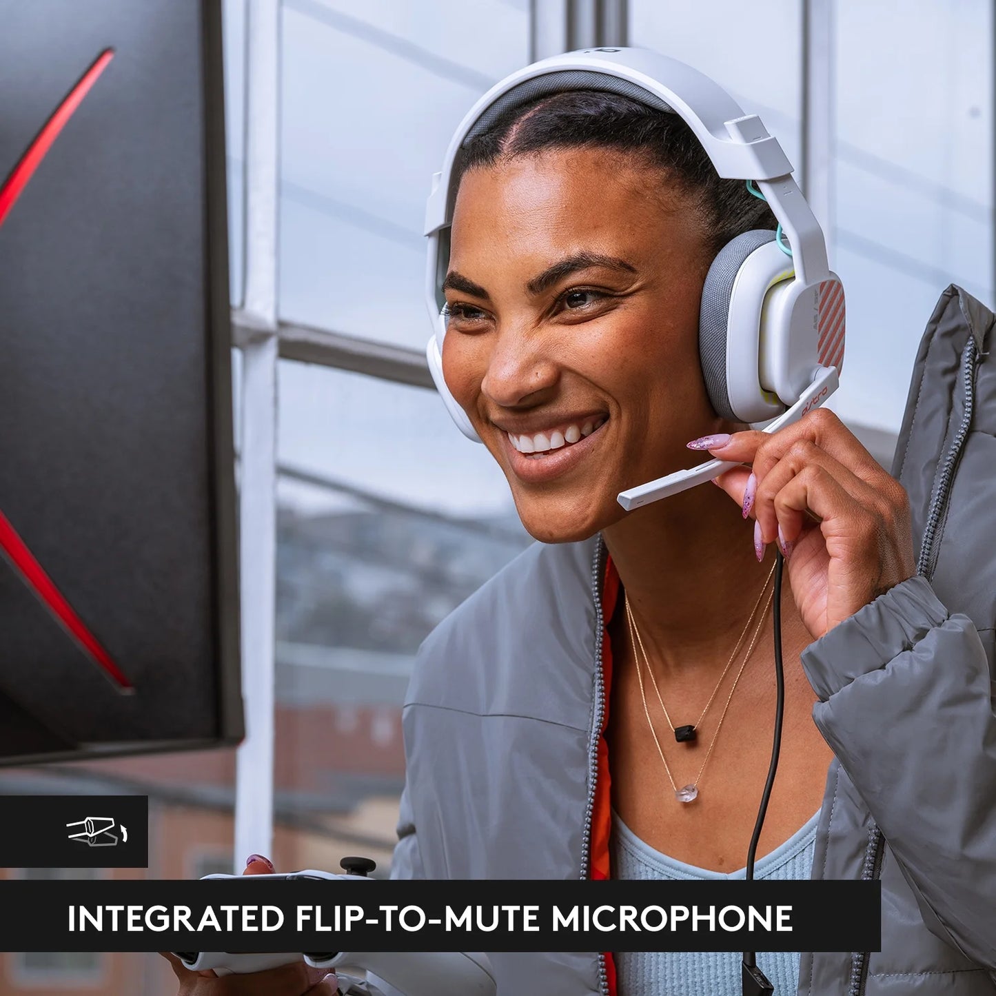 ASTRO A10 Gen 2 Wired Gaming Headset - Immersive Over-Ear Headphones for Xbox & PC - Sleek White Design