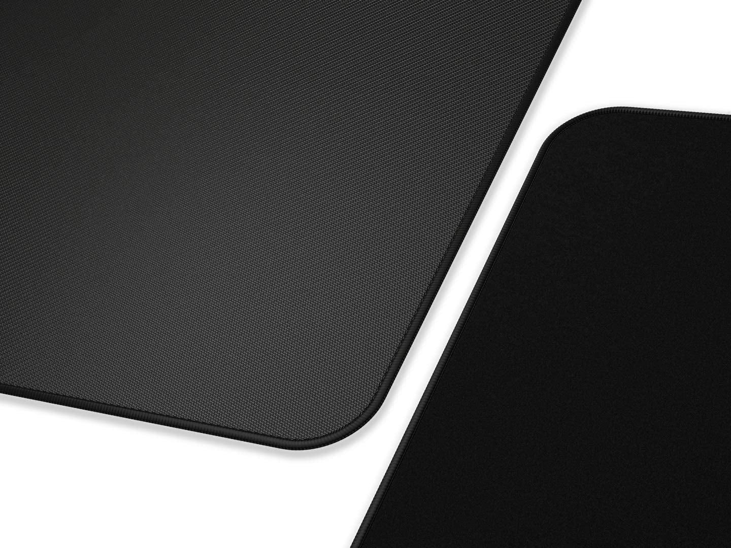 Ultimate 3XL Extended Gaming Mouse Mat - Large 24"x48" Black Cloth with Stitched Edges
