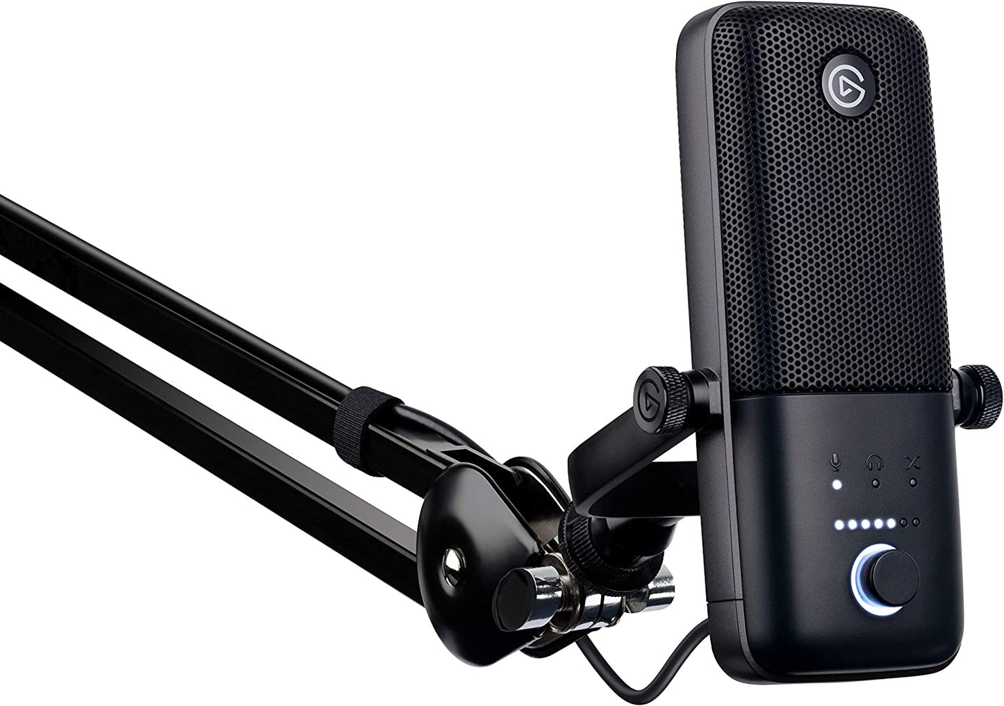 Wave:3 Premium USB Condenser Microphone for Studio-Quality Streaming, Podcasting, Gaming & Home Office - Includes Free Mixer Software & Sound Effects, Easy Plug 'N Play for Mac & PC