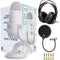 Yeti USB Microphone Bundle in Blackout with Knox Gear Headphones and Pop Filter (3-Piece Set)