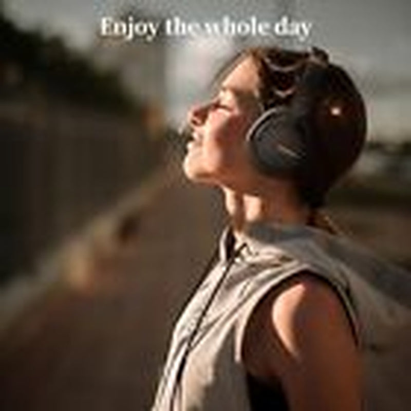 Premium Noise Cancelling Bluetooth Over-Ear Headphones - Sleek Black Design