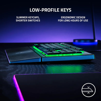 Ornata V3 X Full-Size RGB Gaming Keyboard with Comfortable Wrist Rest - Perfect for PC Gaming!