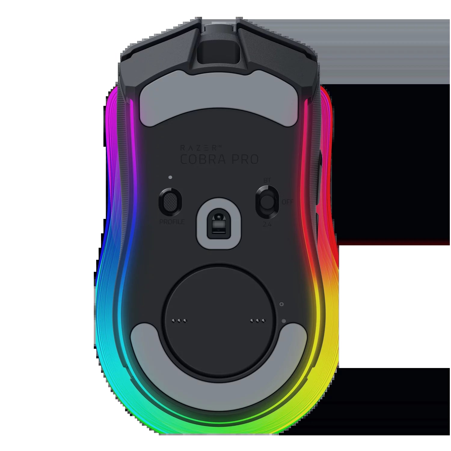 Cobra Pro Ultra-Lightweight Wireless Gaming Mouse - Customizable Chroma RGB, Only 77G, Sleek Black Design
