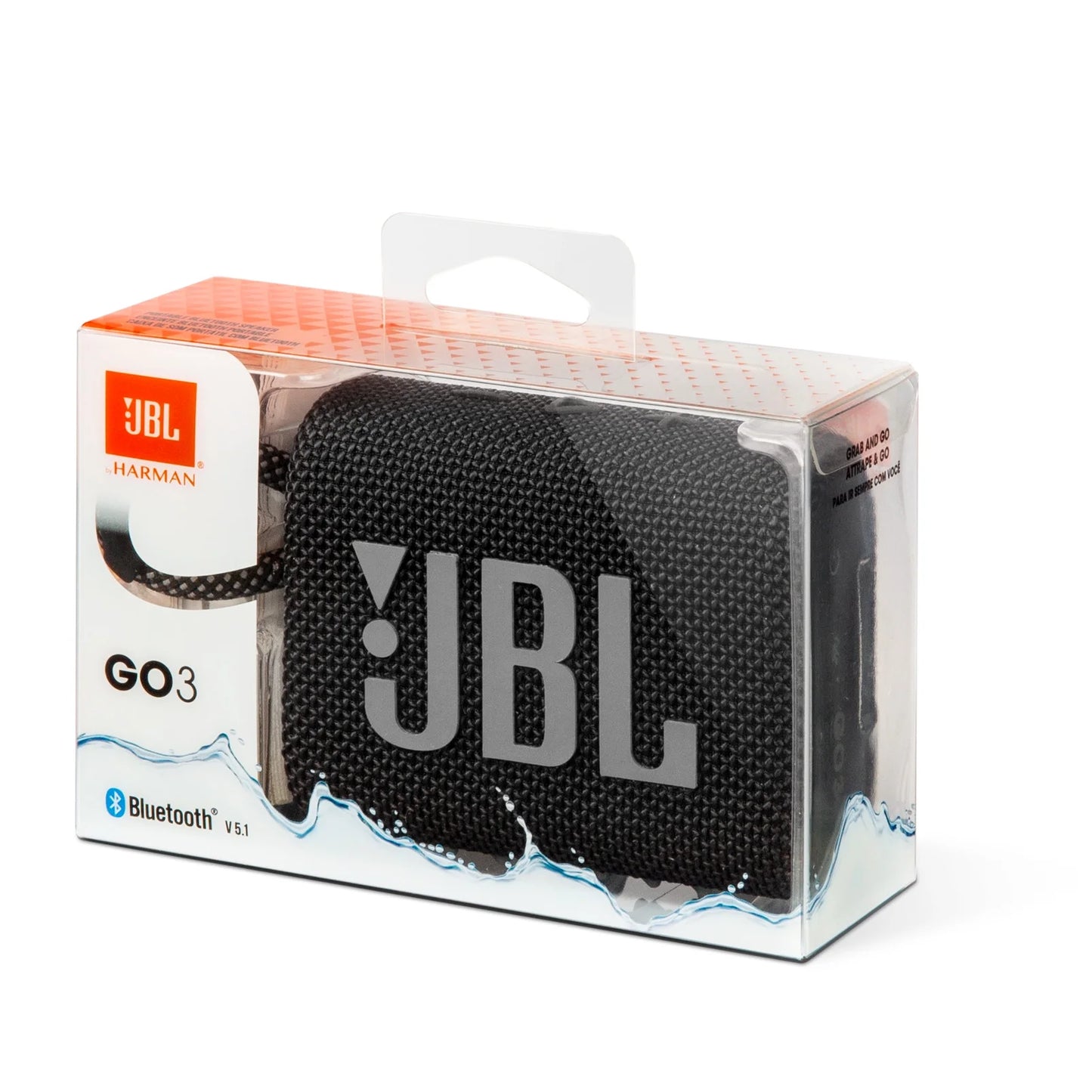 Go 3 Portable Waterproof Speaker - Ultimate Sound on the Go - Black
