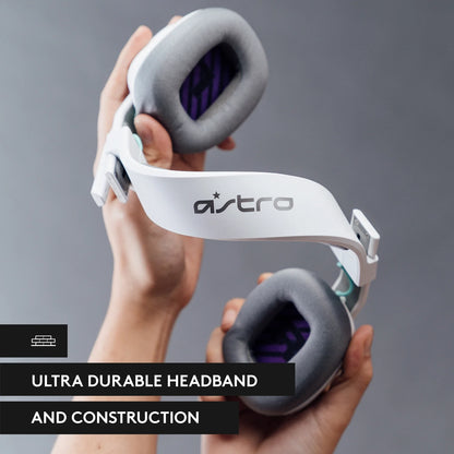 ASTRO A10 Gen 2 Wired Gaming Headset - Immersive Over-Ear Headphones for Xbox & PC - Sleek White Design