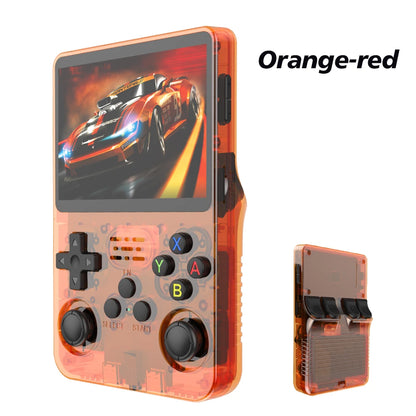 Open Source R36S Retro Handheld Gaming Console with Linux System, 3.5-Inch IPS Screen, Portable Video Player, 64GB/128GB Game Storage
