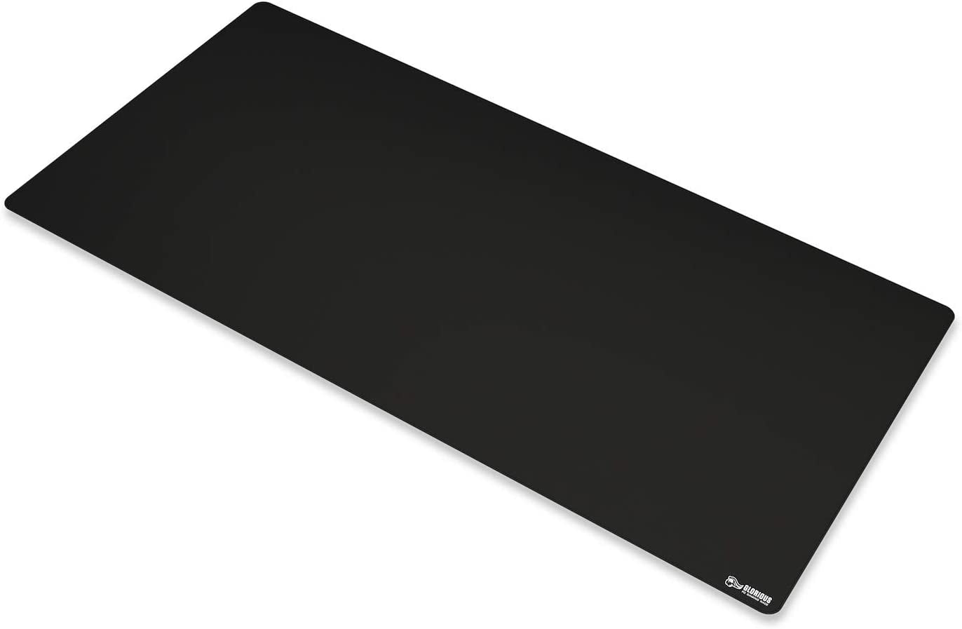 Ultimate 3XL Extended Gaming Mouse Mat - Large 24"x48" Black Cloth with Stitched Edges