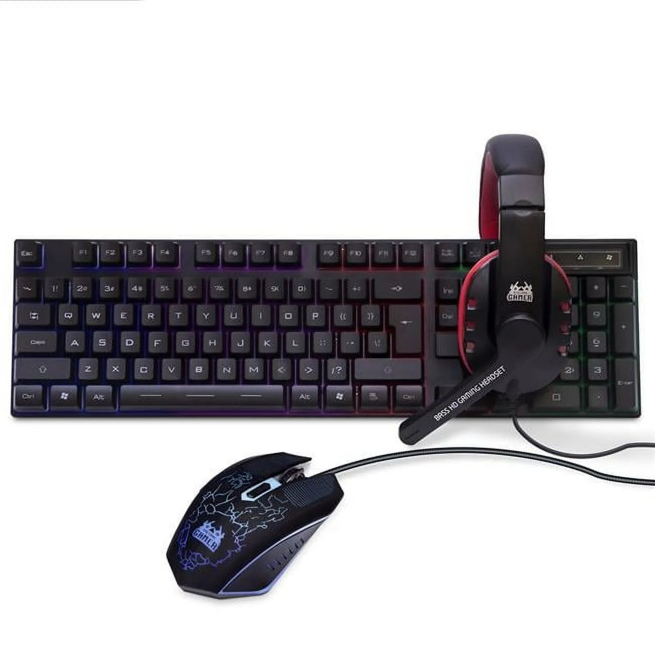 Ultimate SY-KIT53005 RGB PC Gaming Accessories Starter Kit for Gamers