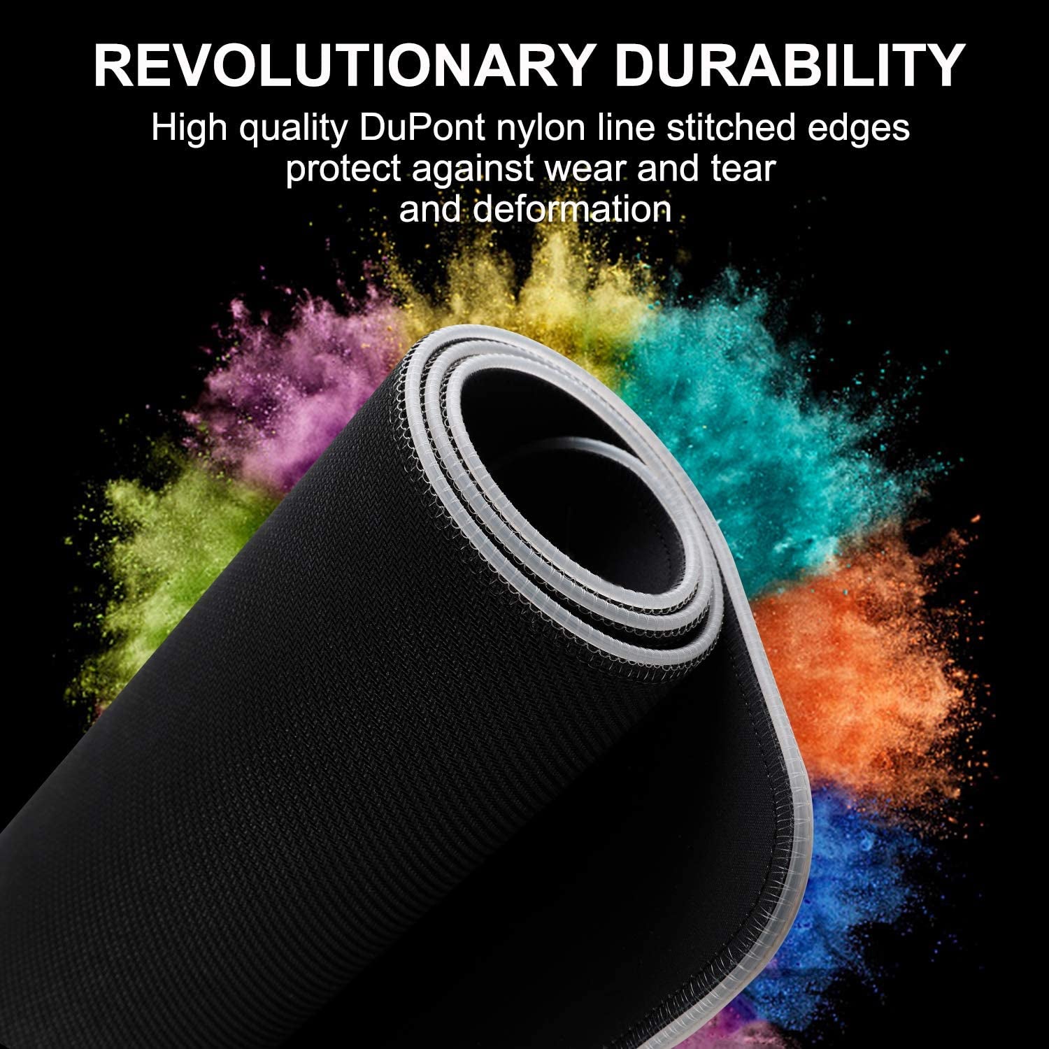 Oversized RGB Gaming Mouse Pad with 14 Lighting Modes, Anti-Slip Rubber Base, and Waterproof Surface - Extra Large 31.5 x 11.8 Inches