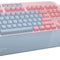 ROG Strix Flare PNK Limited Edition Mechanical Gaming Keyboard - Cherry MX Red, Aura Sync RGB, Customizable Badge, USB Pass-Through & Media Controls