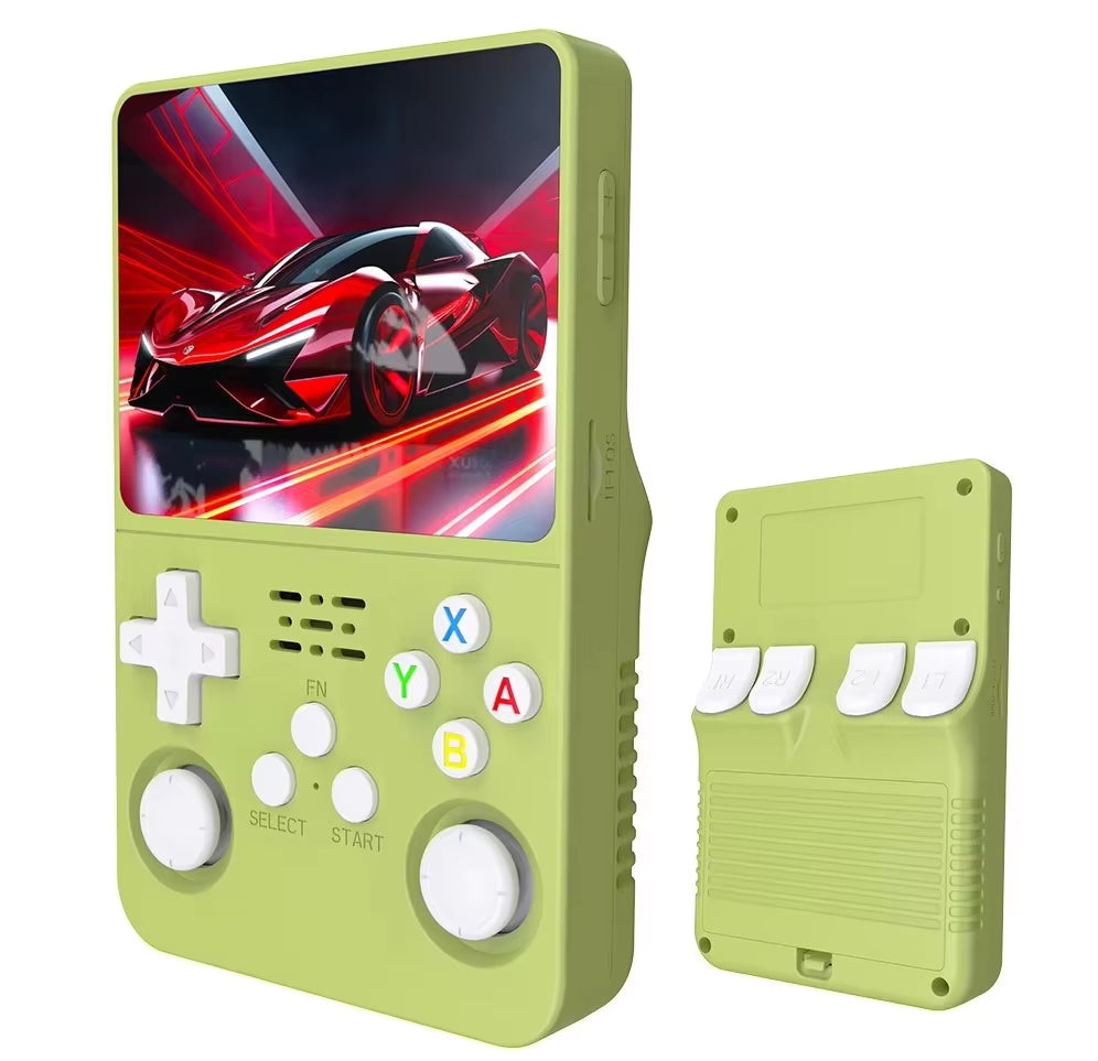 Open Source R36S Retro Handheld Gaming Console with Linux System, 3.5-Inch IPS Screen, Portable Video Player, 64GB/128GB Game Storage