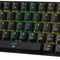 K630 Dragonborn 60% Compact Mechanical Gaming Keyboard with RGB Lighting, 61 Keys, Tactile Brown Switches, and Professional Driver Support - Black