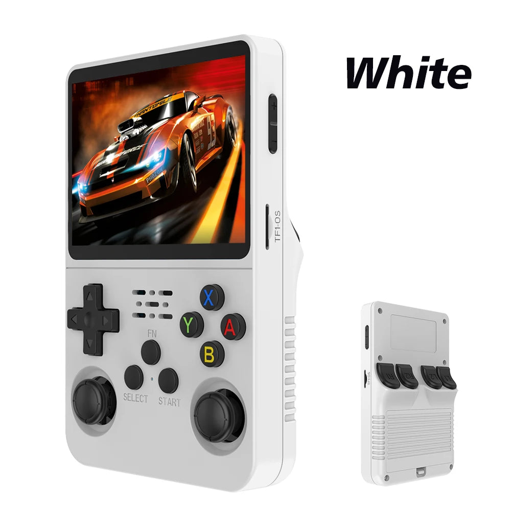 Open Source R36S Retro Handheld Gaming Console with Linux System, 3.5-Inch IPS Screen, Portable Video Player, 64GB/128GB Game Storage