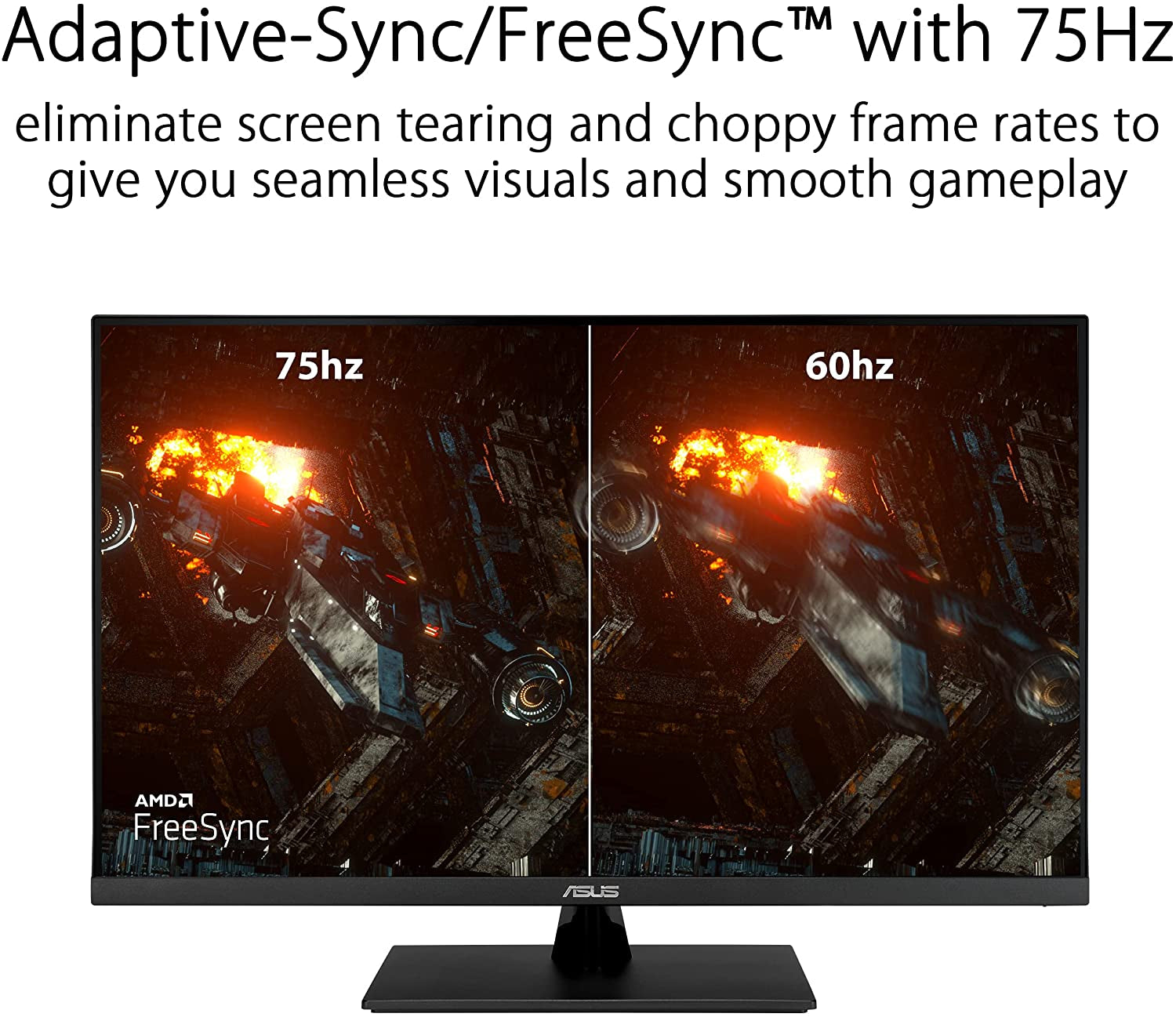 31.5-Inch WQHD Monitor - Stunning 2560 x 1440 IPS Display, HDR10, 100% sRGB, Adaptive Sync, Eye Care Features, Slim Frameless Design, Integrated Speakers, Adjustable Tilt, HDMI & DisplayPort Inputs