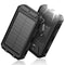 High-Capacity 20000mAh Solar Power Bank - Dual USB Ports & LED Flashlights for Phones & Android Devices