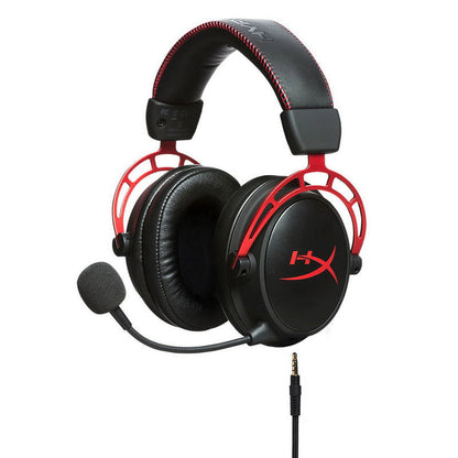 HyperX Cloud Alpha Red Wired Over-Ear Gaming Headset - Immerse Yourself in Superior Sound!