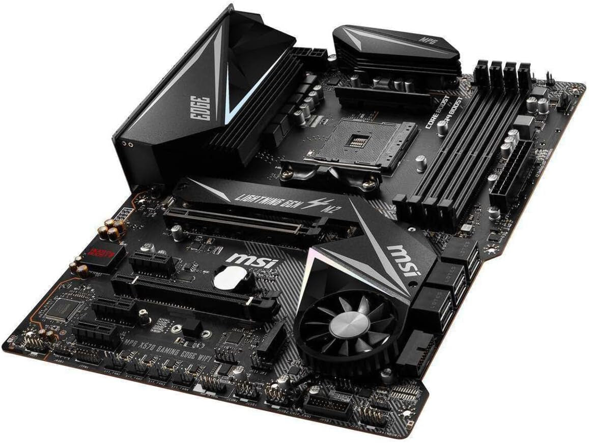 Premium MPG X570 Gaming Edge WiFi Motherboard - Unleash AMD Performance with PCIe 4.0, DDR4, and Superior Connectivity!
