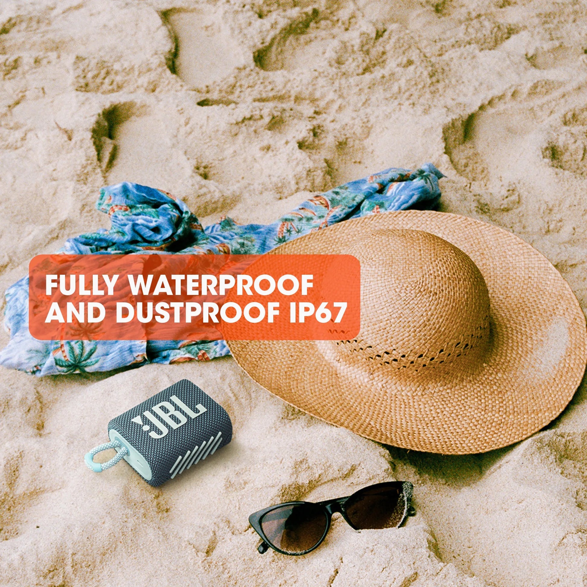 Go 3 Portable Waterproof Speaker - Ultimate Sound on the Go - Black