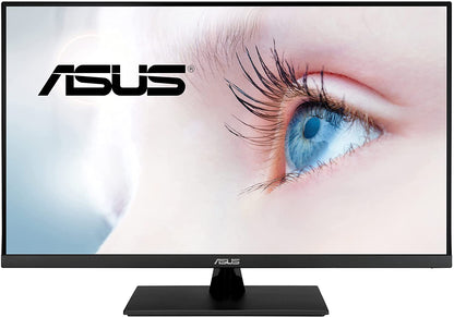 31.5-Inch WQHD Monitor - Stunning 2560 x 1440 IPS Display, HDR10, 100% sRGB, Adaptive Sync, Eye Care Features, Slim Frameless Design, Integrated Speakers, Adjustable Tilt, HDMI & DisplayPort Inputs