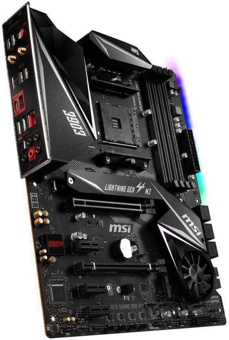 Premium MPG X570 Gaming Edge WiFi Motherboard - Unleash AMD Performance with PCIe 4.0, DDR4, and Superior Connectivity!