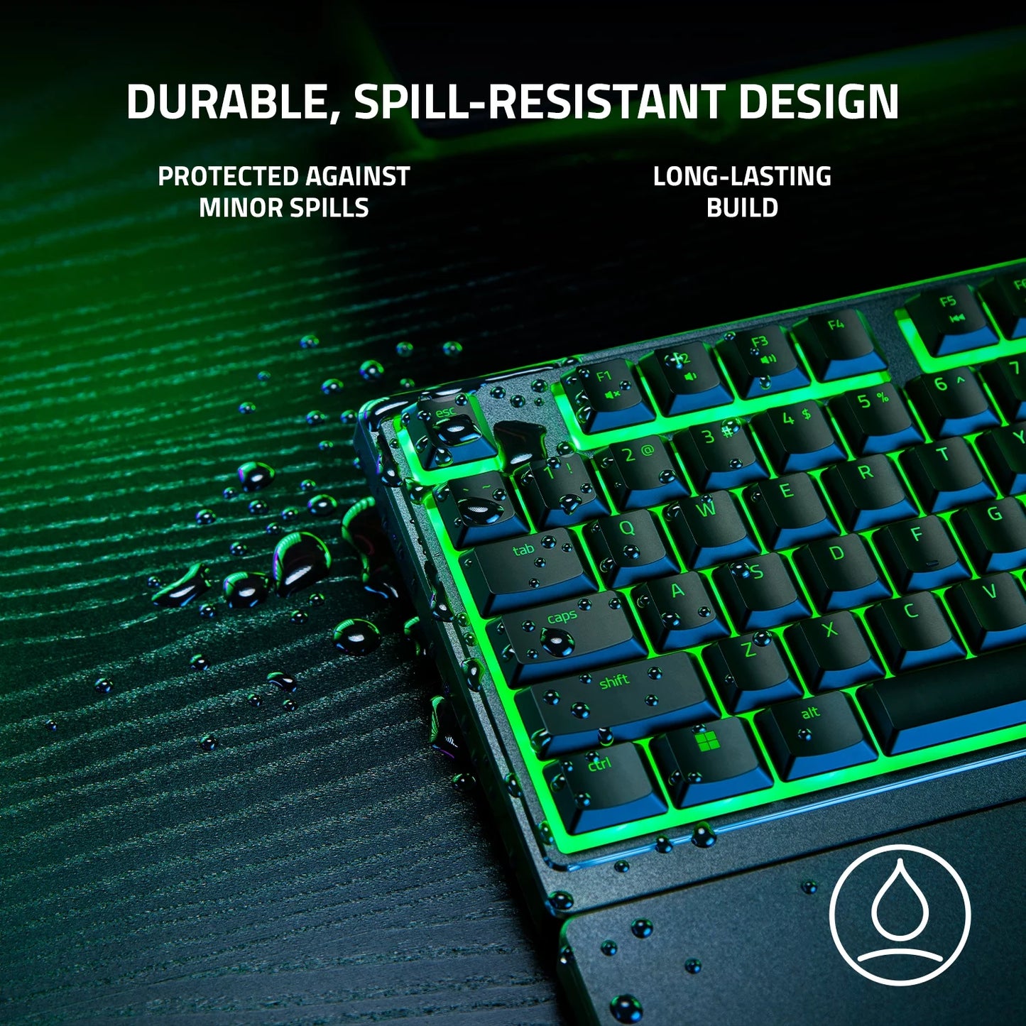 Ornata V3 X Full-Size RGB Gaming Keyboard with Comfortable Wrist Rest - Perfect for PC Gaming!