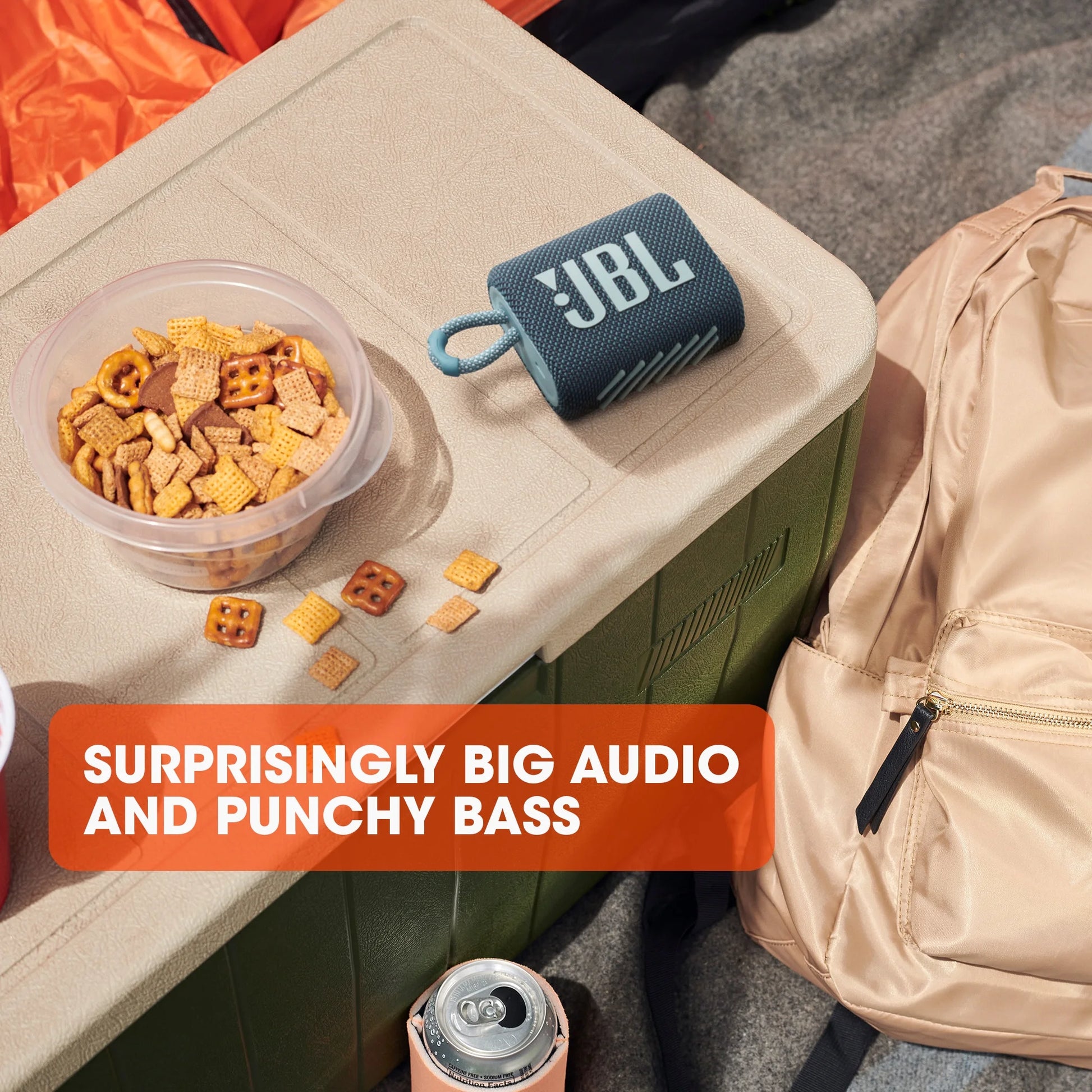 Go 3 Portable Waterproof Speaker - Ultimate Sound on the Go - Black
