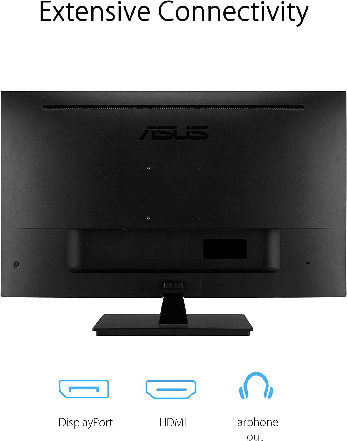31.5-Inch WQHD Monitor - Stunning 2560 x 1440 IPS Display, HDR10, 100% sRGB, Adaptive Sync, Eye Care Features, Slim Frameless Design, Integrated Speakers, Adjustable Tilt, HDMI & DisplayPort Inputs