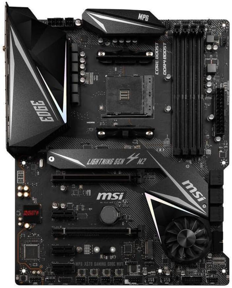 Premium MPG X570 Gaming Edge WiFi Motherboard - Unleash AMD Performance with PCIe 4.0, DDR4, and Superior Connectivity!