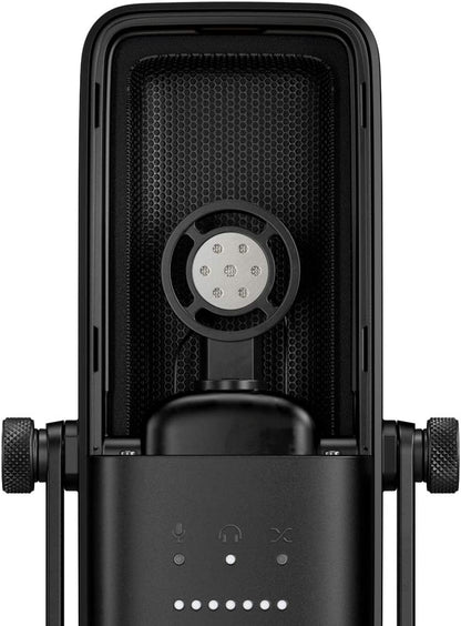 Wave:3 Premium USB Condenser Microphone for Studio-Quality Streaming, Podcasting, Gaming & Home Office - Includes Free Mixer Software & Sound Effects, Easy Plug 'N Play for Mac & PC