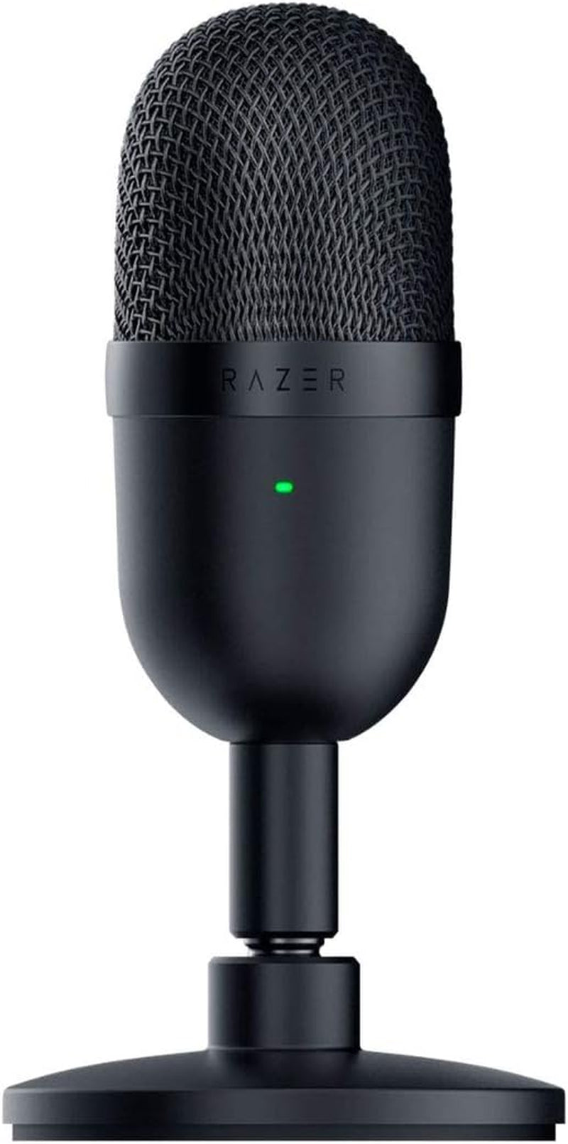 Seiren Mini USB Condenser Microphone for Professional Streaming and Gaming on PC - High-Quality Recording with Supercardioid Pickup Pattern - Adjustable Stand and Shock Resistance - Classic Black