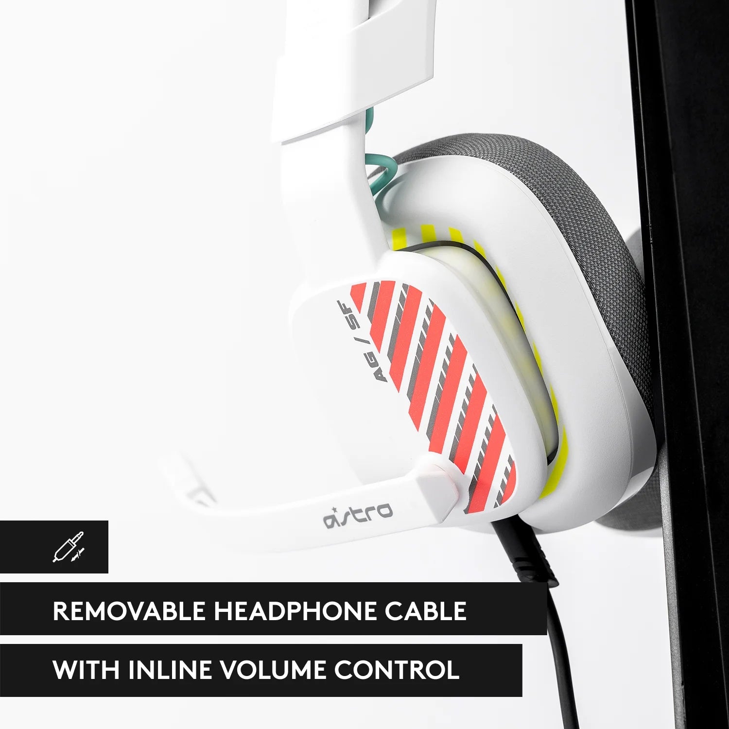 ASTRO A10 Gen 2 Wired Gaming Headset - Immersive Over-Ear Headphones for Xbox & PC - Sleek White Design