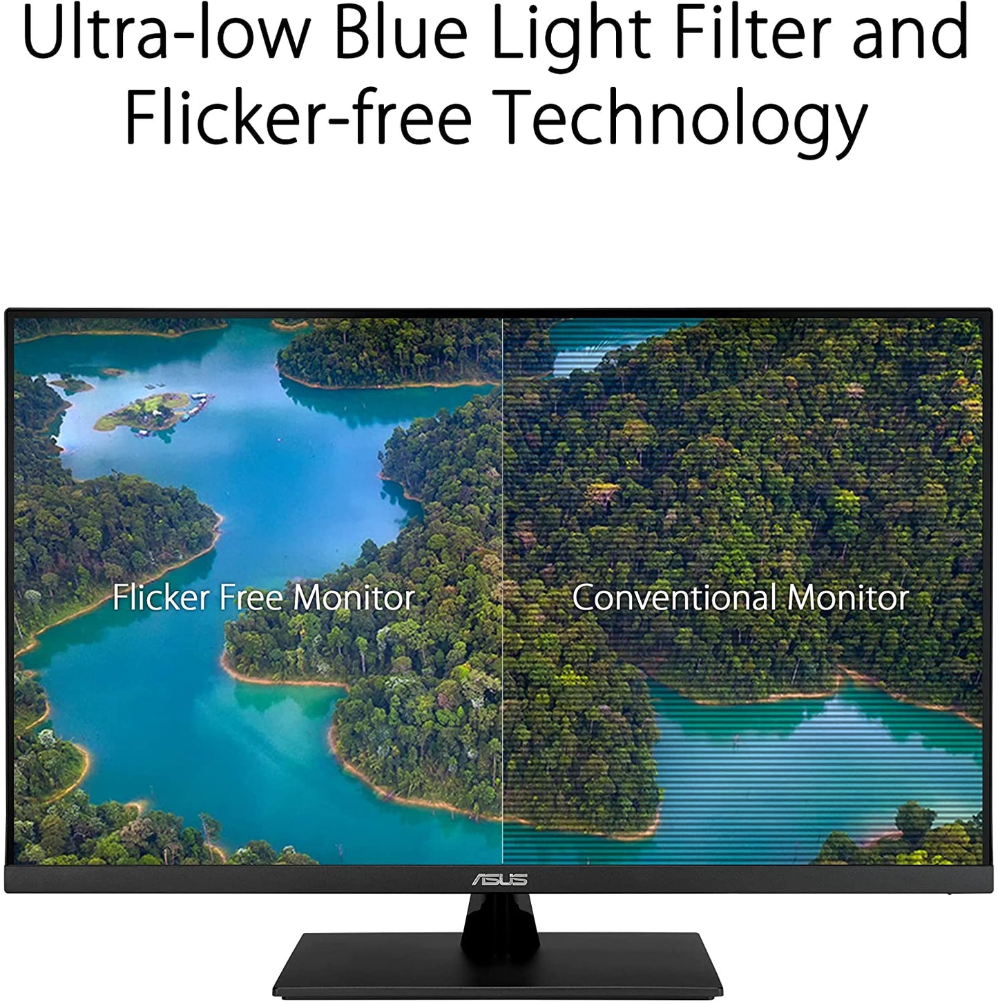 31.5-Inch WQHD Monitor - Stunning 2560 x 1440 IPS Display, HDR10, 100% sRGB, Adaptive Sync, Eye Care Features, Slim Frameless Design, Integrated Speakers, Adjustable Tilt, HDMI & DisplayPort Inputs