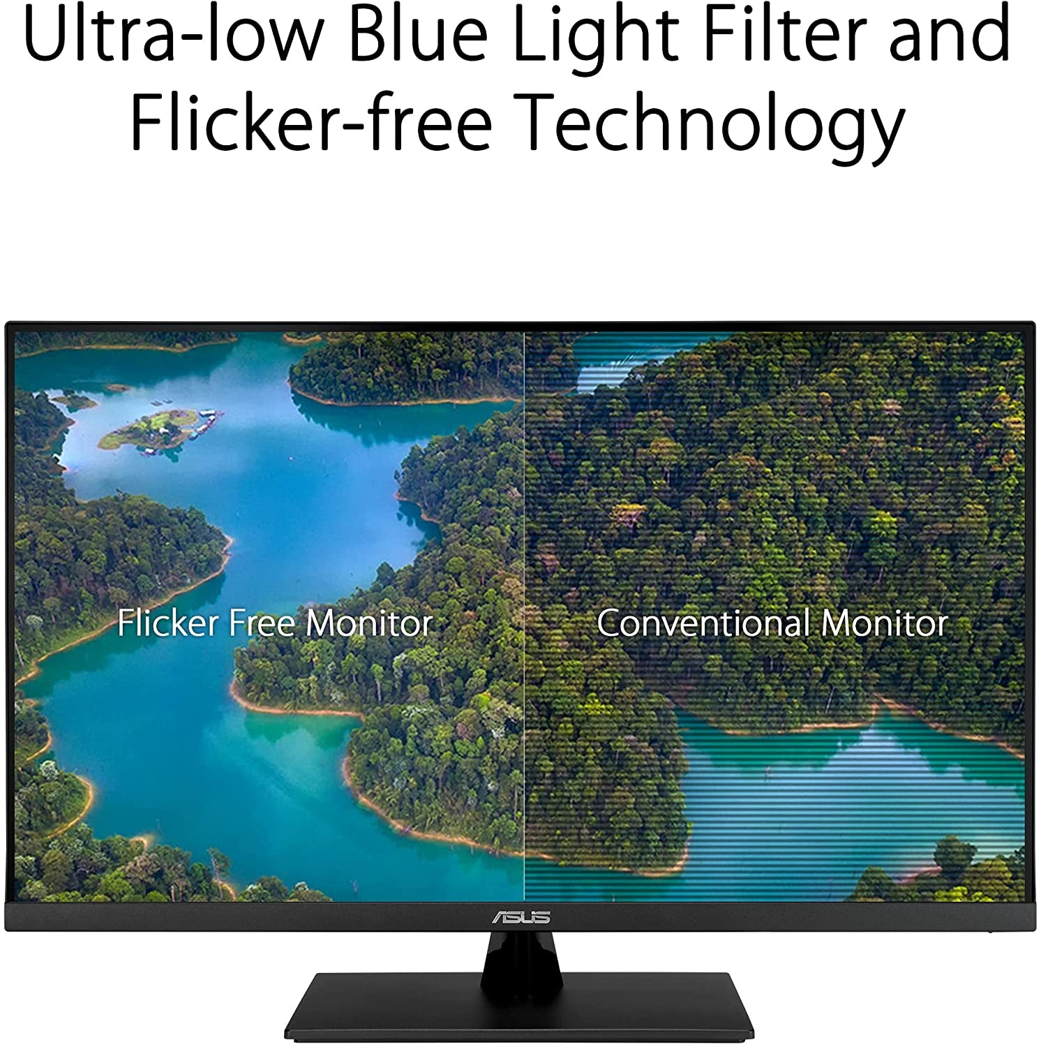 31.5-Inch WQHD Monitor - Stunning 2560 x 1440 IPS Display, HDR10, 100% sRGB, Adaptive Sync, Eye Care Features, Slim Frameless Design, Integrated Speakers, Adjustable Tilt, HDMI & DisplayPort Inputs