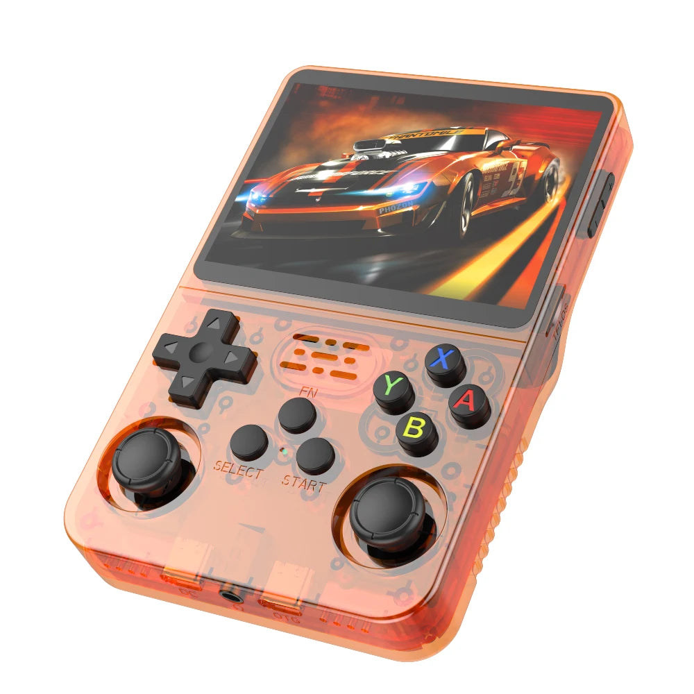 Open Source R36S Retro Handheld Gaming Console with Linux System, 3.5-Inch IPS Screen, Portable Video Player, 64GB/128GB Game Storage