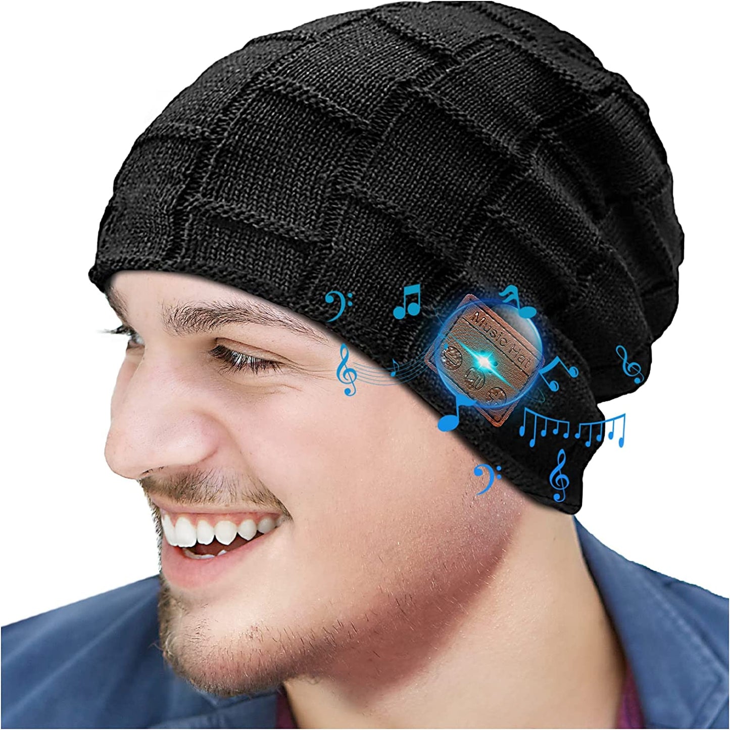 Wireless Bluetooth Beanie Hat - Perfect Holiday Gift for Men, Women & Teens! Ideal Stocking Stuffer for Birthdays and Christmas!