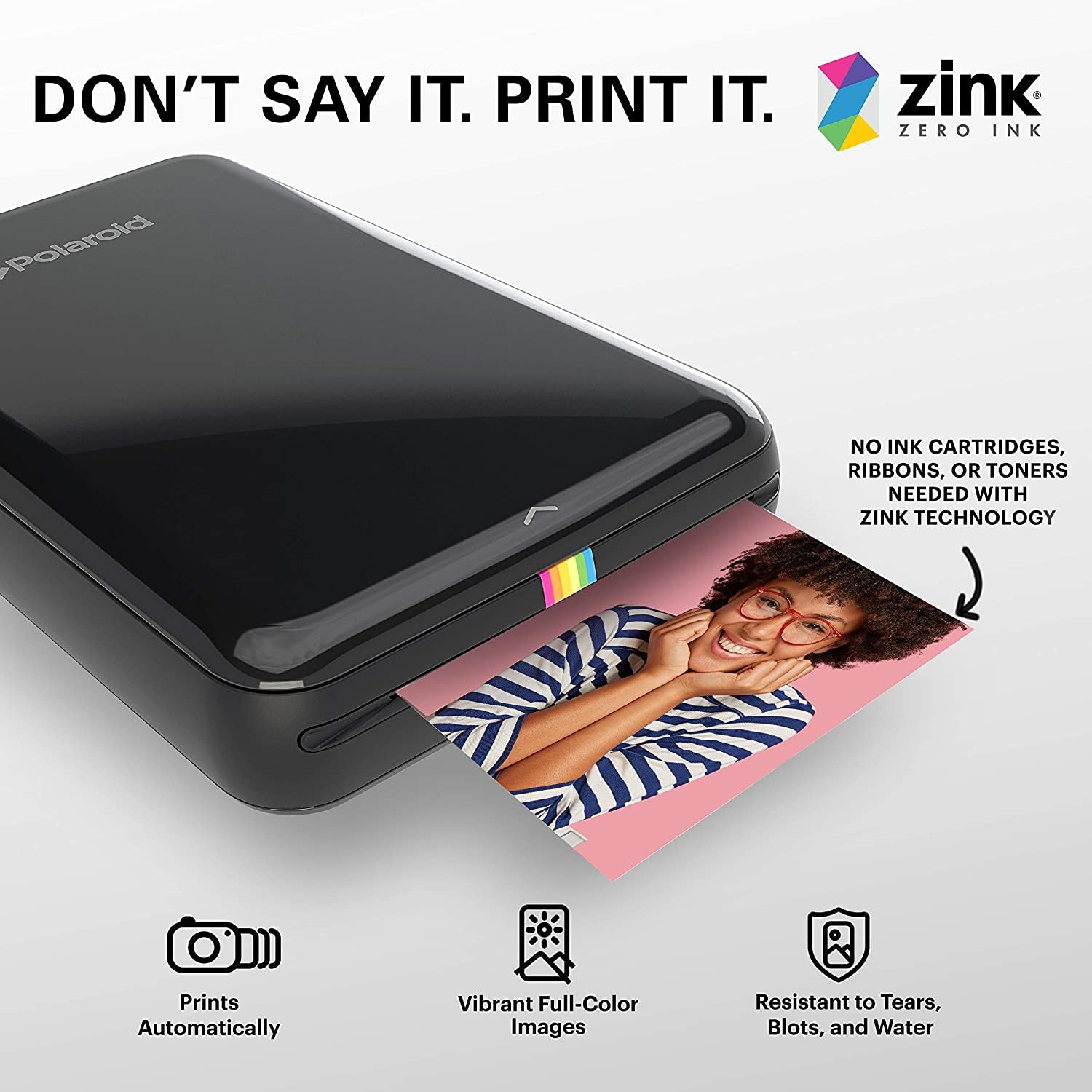 Premium Instant Photo Paper - 50 Sheets (2" x 3") for Polaroid Snap, Snap Touch, Zip & Mint Cameras and Printers