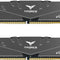 T-Force Vulcan Z DDR4 16GB Kit (2X8Gb) 3600Mhz (PC4-28800) CL18 Desktop Memory Module Ram TLZGD416G3600HC18JDC01 - Gray